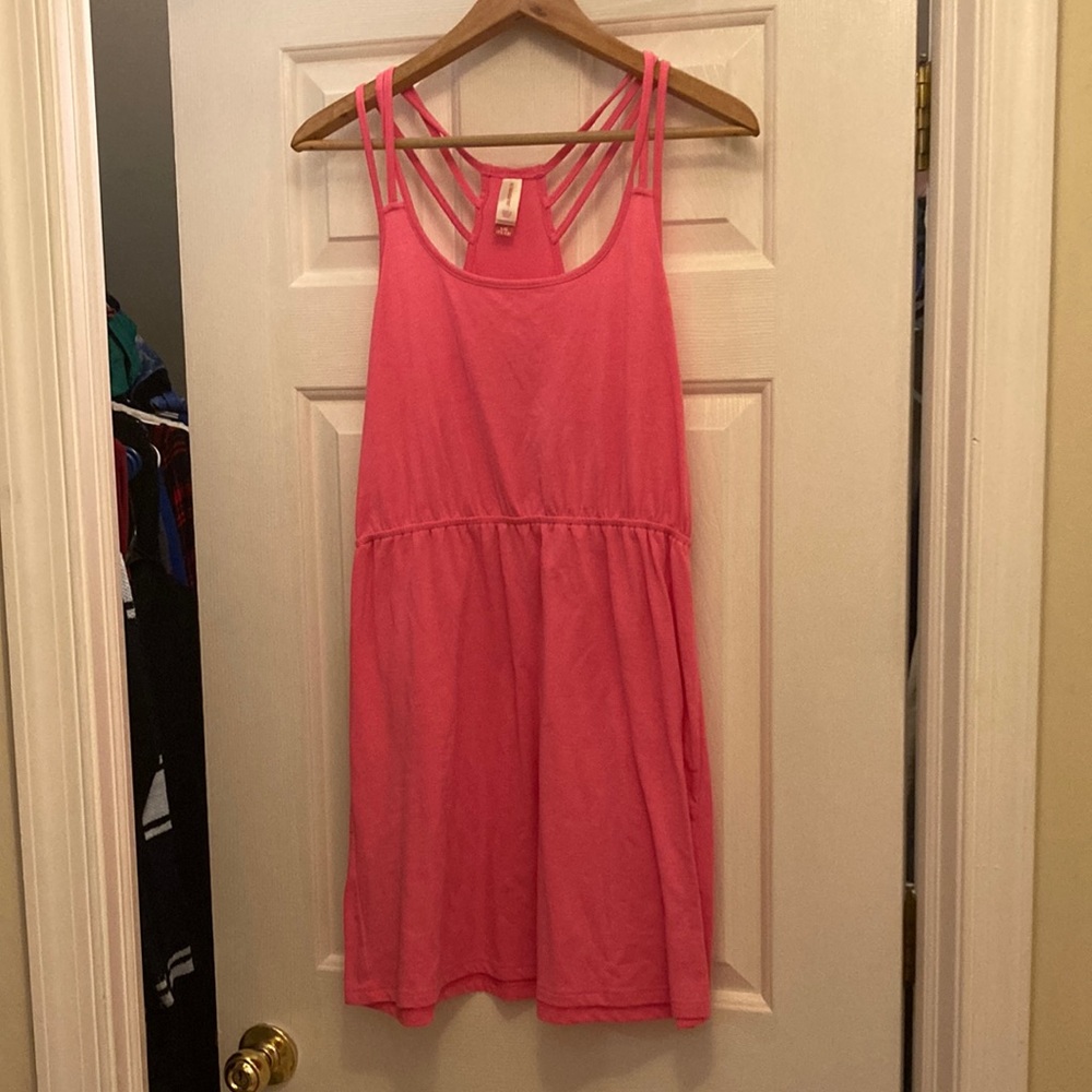 No boundaries size large pink dress